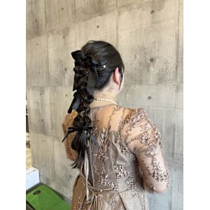 ポニーテールツイン/お呼ばれセット