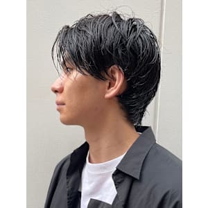 大人男性◎センターパートショート