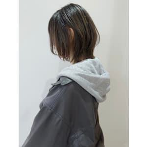 レイヤーカット/ミディアムレイヤー/ハッシュカット