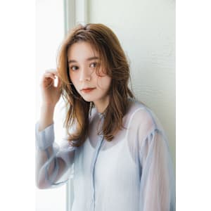 抜け感ウェーブパーマ