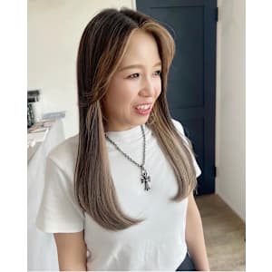 ブリーチデザインカラー髪質改善トリートメント