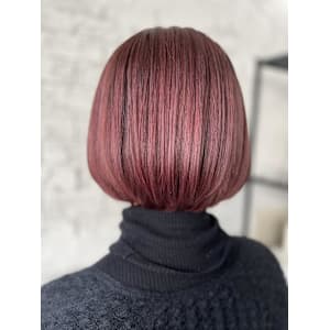 30.40代白髪ぼかしラズベリーレッドボブ - prize 池袋【プライズ】池袋西口店【プライズ イケブクロ イケブクロニシグチテン】掲載中