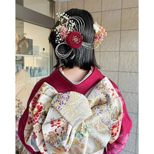 【hinari】卒業式ヘア/袴ヘアセット/ボブヘアアレンジ - MOON by KENJE【ムーンバイケンジ】掲載中