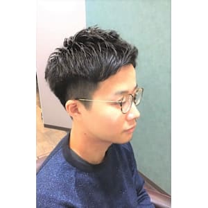 フェード/かき上げ　爽やかビジネスショート♪