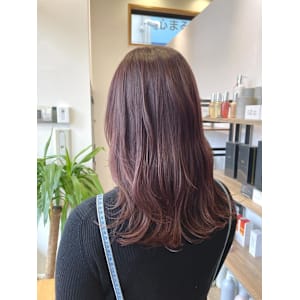 ハイライト＋ピンク