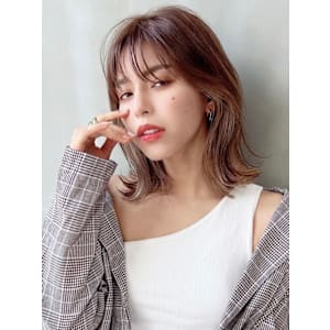 【SOURCE】透明感ベージュ×インナーカラー