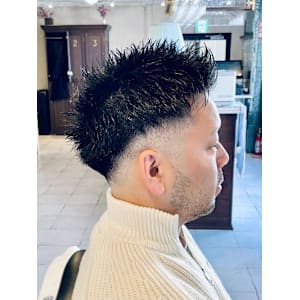 【30代男性】ロンドンフェードツーブロック（大宮/バーバー）