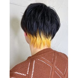 【Reir_下北沢】*メンズシ＋ツートーンイエローブラック*