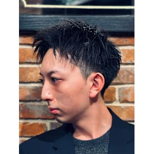 ヒロ銀座 仙台西口店×ショート×アップバング