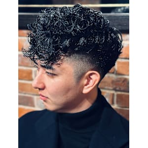 ヒロ銀座 仙台西口店×ツーブロック×スペインカール