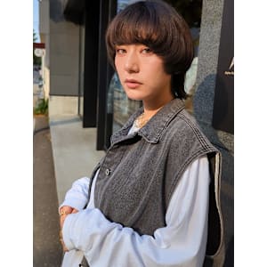 ボブウルフ＆顔まわりレイヤーカット/髪質改善トリートメント