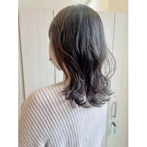 ゆるふわ外ハネ/ベージュブラウン/イルミナカラー