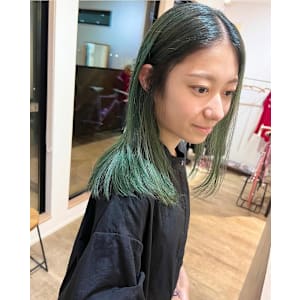 全頭ブリーチダブルカラー髪質改善トリートメント