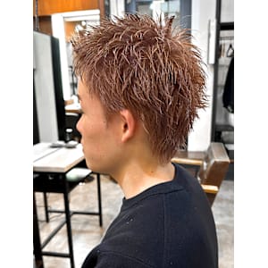 【IRIE 福岡】スパイキーショート暖色ハイトーン