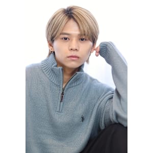 20代/30代/40代/センターパート/メンズ/ハイトーン