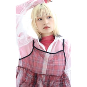 ハイトーンボブ エンドカラー 20代30代40代