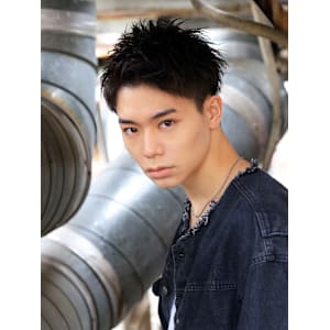 ソフトツイスト×スパイキーアップバング