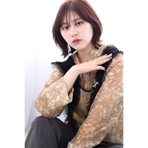 20代30代40代 顔周りレイヤーボブ