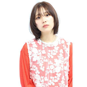 メルティカラーブラウン顔周り似合わせカット10代20代30代