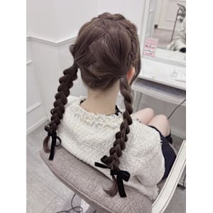 編み込みおさげヘア＊まゆ - Lilme【リルミー】掲載中