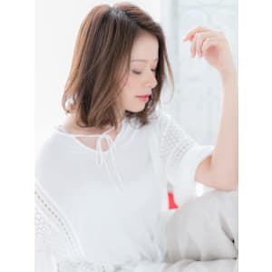 外国人風抜け感ふわミディb