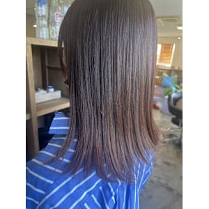 ミディアム／ピンクブラウン