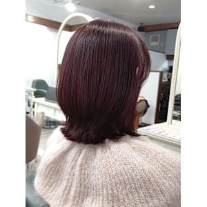 大人可愛い/ワインレッドカラー♪