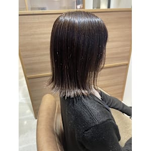 肩ライン外ハネ