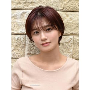丸みショートヘア
