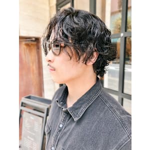 【Reir_吉祥寺】*メンズパーマ+センターパート*