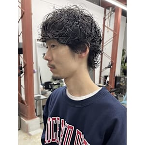 【BOW style】30代40代マッシュウルフパーマ