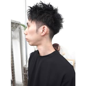 【BOW style】ドライ仕上げアップバングショート
