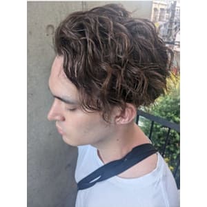 men's＃ナチュラルスパイラルパーマ