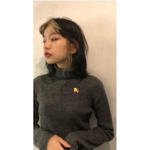 顔周りのデザインで差をつける☆インナーカラー