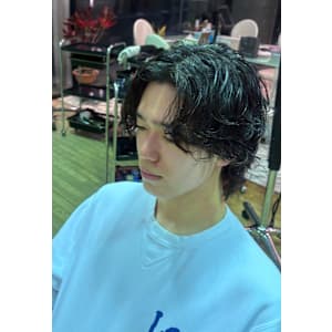 ★シャドウパーマ×センターパート