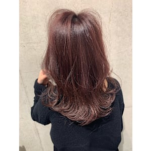 ピンクラベンダー 波ウェーブ♪