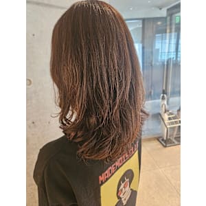 レイヤー×ワンカールパーマ