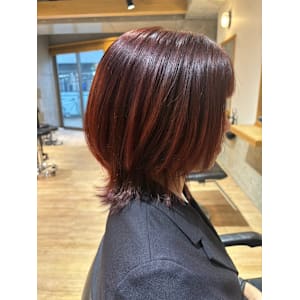 ウルフ×深みレッド