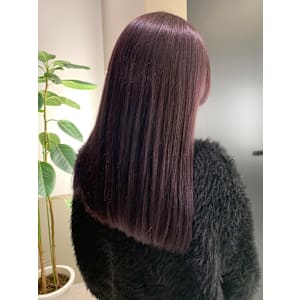 バイオレット×重めロング