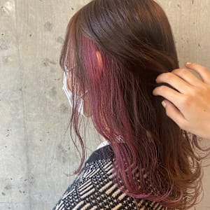 パープルインナーカラー＊