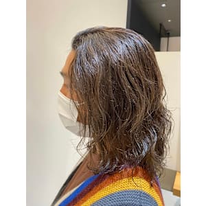 メンズ×パーマスタイル