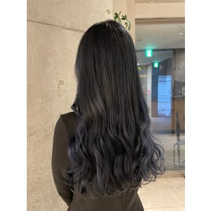 ロング×グレーパープル