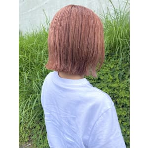 透明感ピンクベージュ