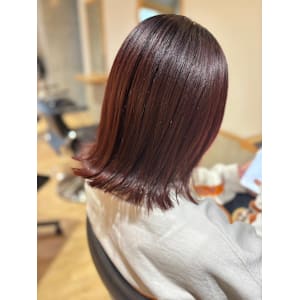 切りっぱなし×深みRED