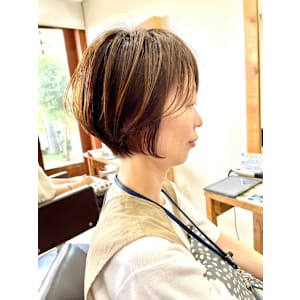 すっきり立体ショート/シルキーベージュ/20代30代40代