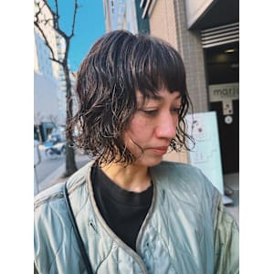 外国人風ボブパーマ/緩めパーマ - marju銀座【マージュギンザ】掲載中