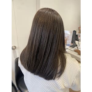 【青葉区】【髪質改善カラー】伸ばしかけ春は艶ブラウンで決まり