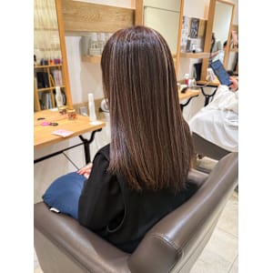 白髪ぼかしハイライトカラー30代40代50代ブルーグレージュ