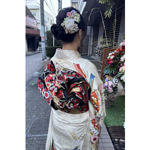 振袖着付けヘアセット