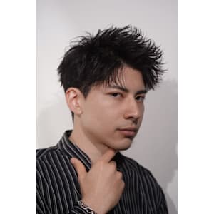 ジェットモヒカン/アップバング/スパイキーショート/メンズ